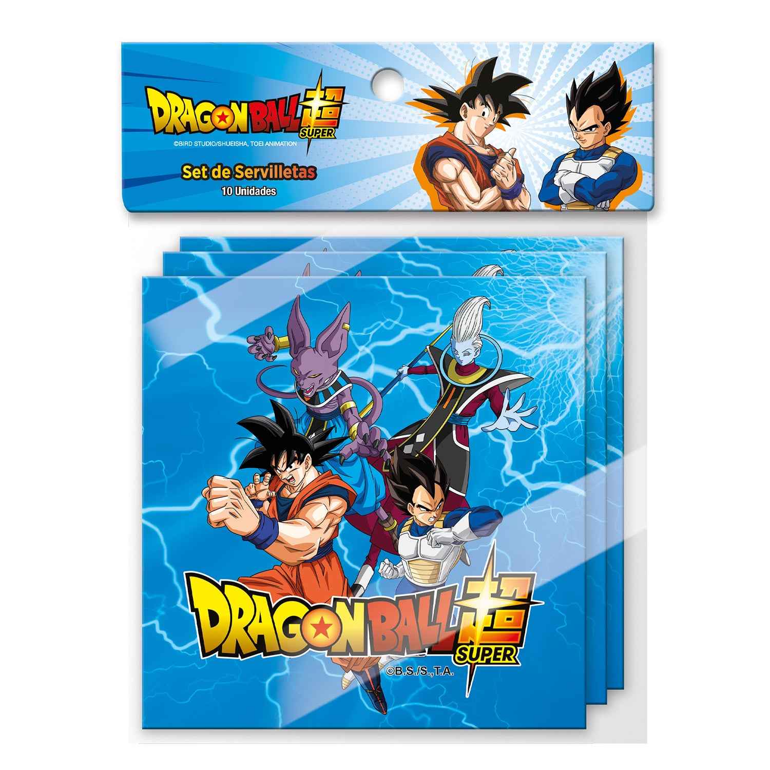 Set 10 Servilletas Dragon Ball 33x33 cm | Dragon Ball
